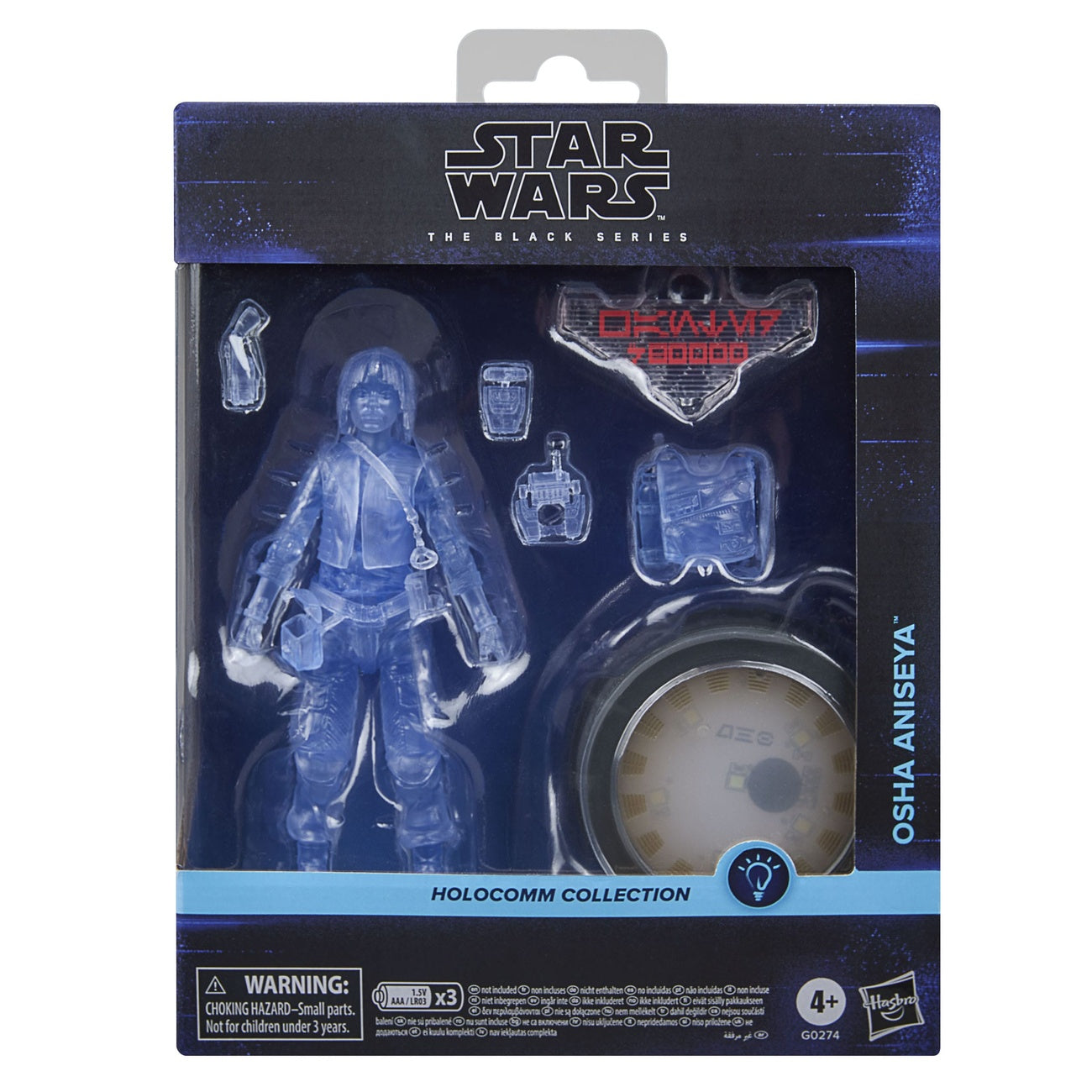 Zdjęcie produktu Star Wars Black Series Holocomm Collection figurka Osha Aniseya 15 cm