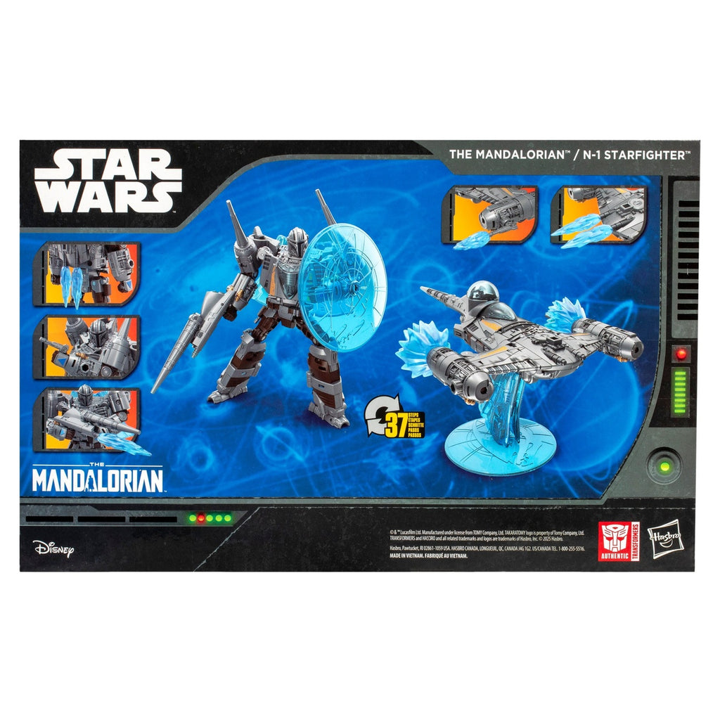 Zdjęcie produktu Figurka Star Wars x Transformers The Mandalorian / N-1 Starfighter 19 cm