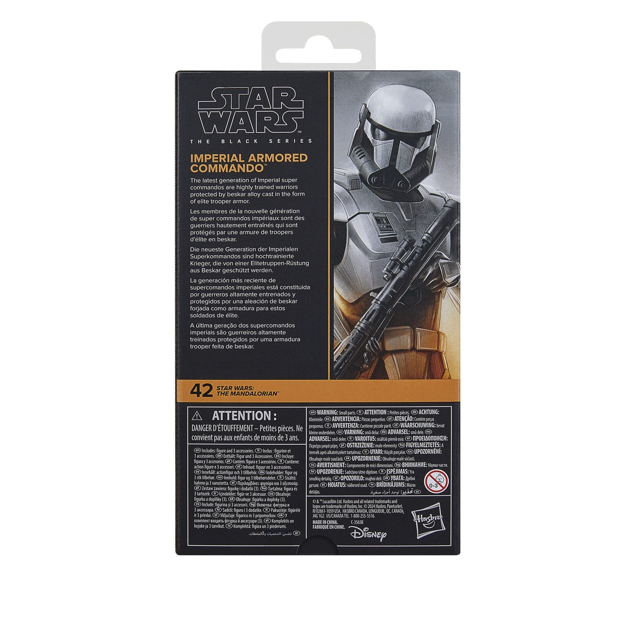 Zdjęcie produktu Star Wars: The Mandalorian figurka Black Series Imperial Armored Commando 15 cm