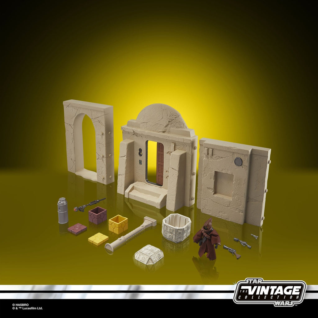 Zdjęcie produktu Star Wars Episode IV Vintage Collection Playset Streets of Mos Eisley z figurką Jawa