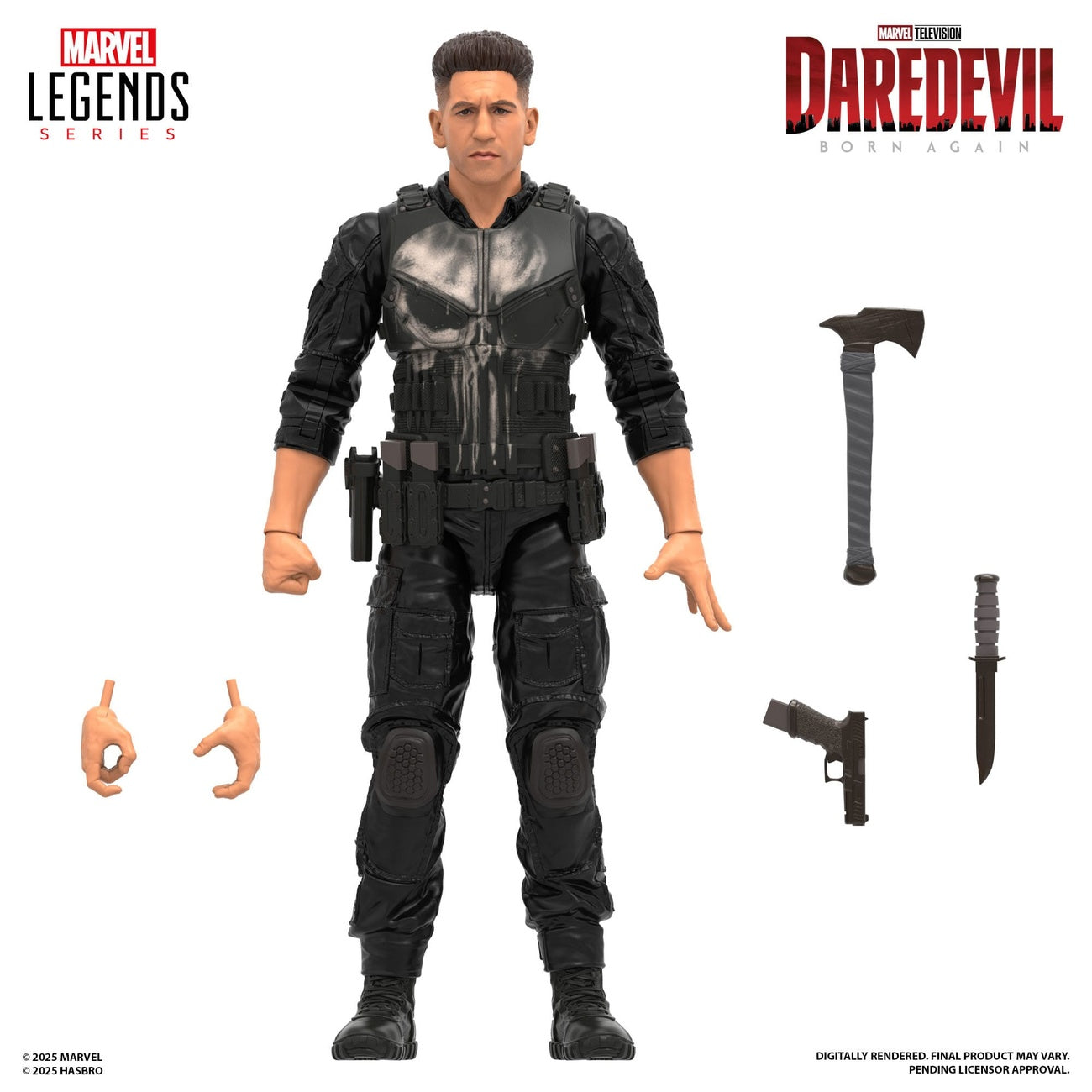 Zdjęcie produktu Daredevil: Born Again figurka Marvel Legends Punisher 15 cm