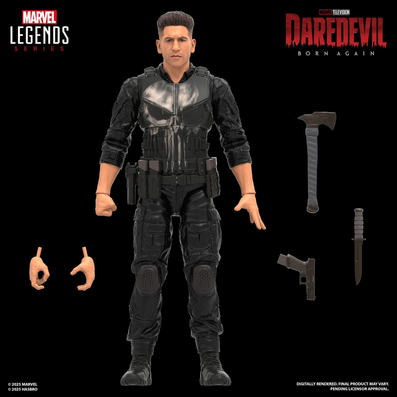 Zdjęcie produktu Daredevil: Born Again figurka Marvel Legends Punisher 15 cm