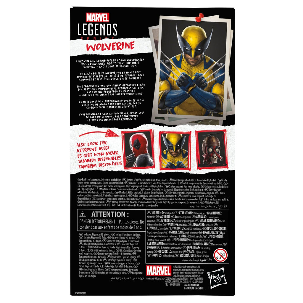 Zdjęcie produktu Deadpool & Wolverine Marvel Legends figurka akcji Wolverine 15 cm