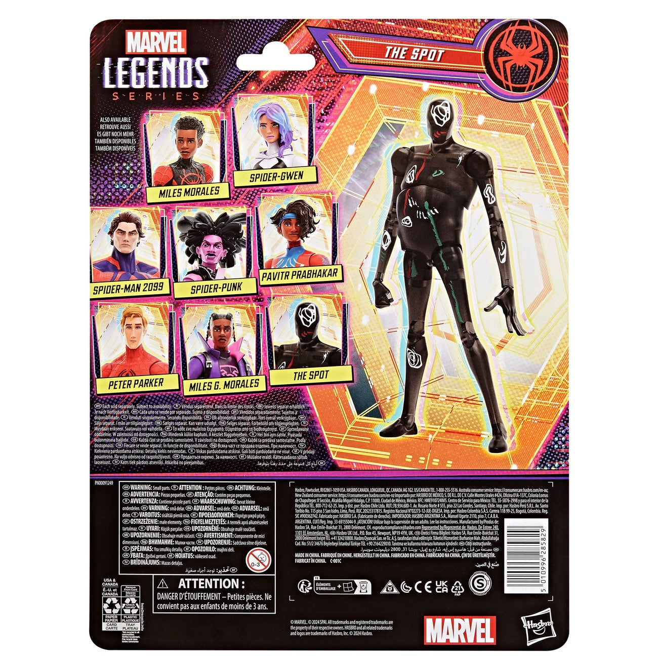 Zdjęcie produktu Spider-Man: Across the Spider-Verse Marvel Legends figurka The Spot 15 cm