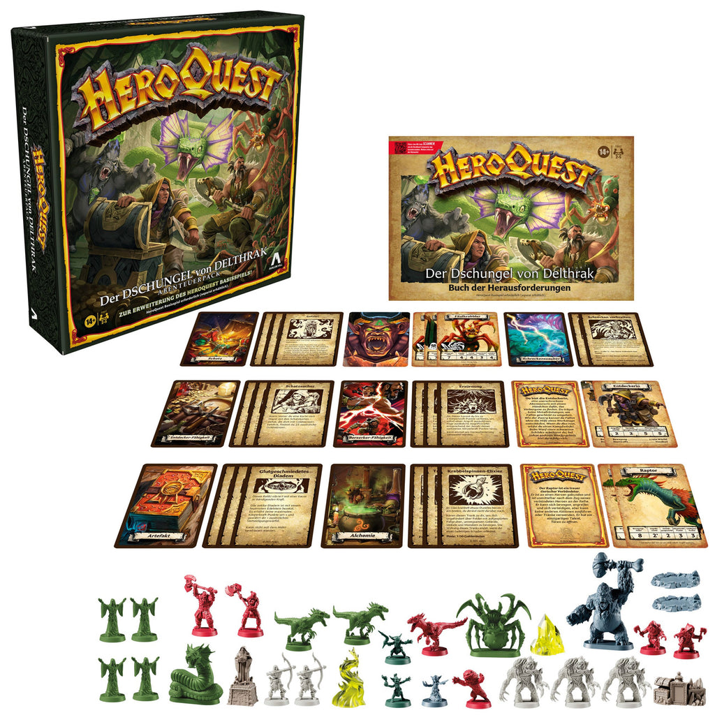 Product image HeroQuest Board Game Expansion The Jungles of Delthrak Adventure Pack *German Version*