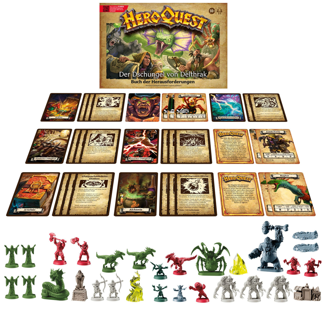 Product image HeroQuest Board Game Expansion The Jungles of Delthrak Adventure Pack *German Version*
