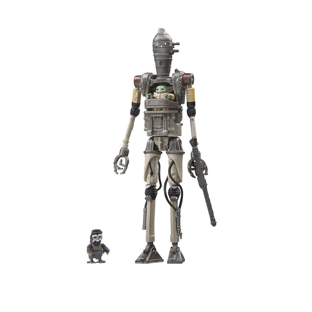 Zdjęcie produktu Star Wars: The Mandalorian Vintage Collection Zestaw 3 figurek akcji IG-12, Grogu & Anzellan 10 cm