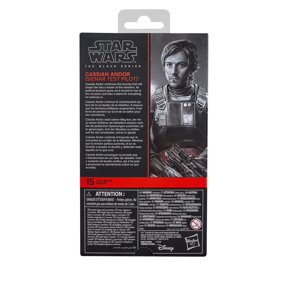 Zdjęcie produktu Star Wars: Andor figurka Black Series Cassian Andor (Sienar Test Pilot) 15 cm