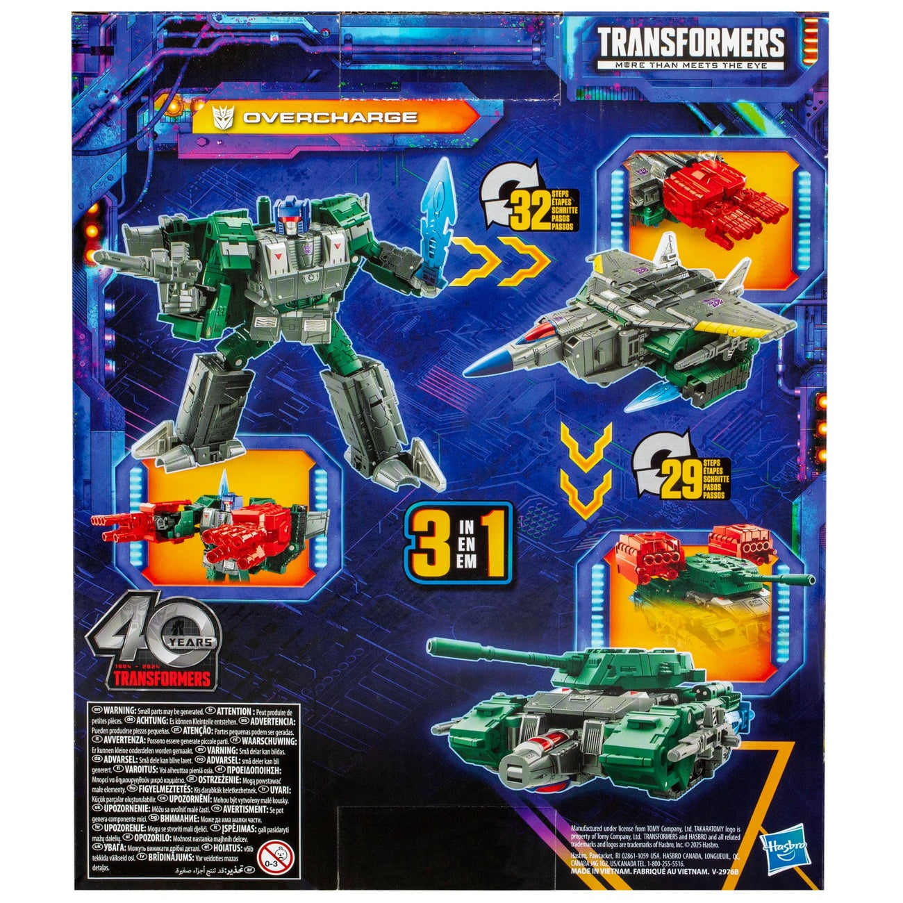 Zdjęcie produktu Transformers Generations Legacy United figurka akcji Leader Class Overcharge 19 cm