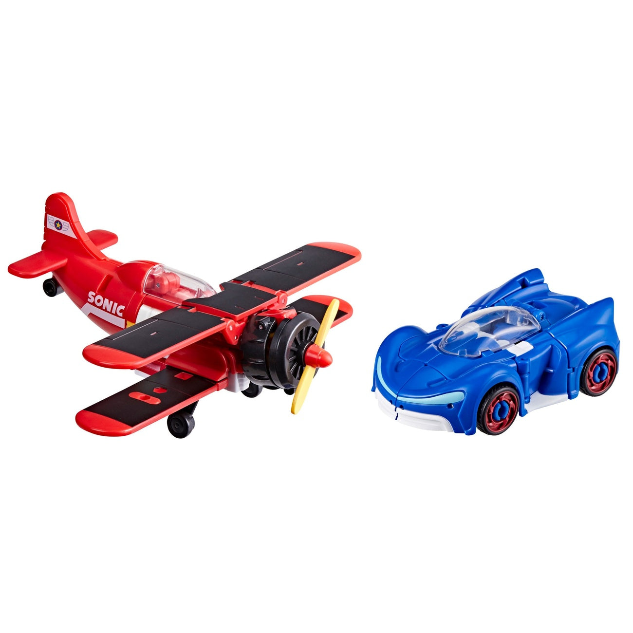 Zdjęcie produktu Sonic the Hedgehog x Transformers Zestaw 2 figurek akcji Wingtail & Blue Booster 13 cm