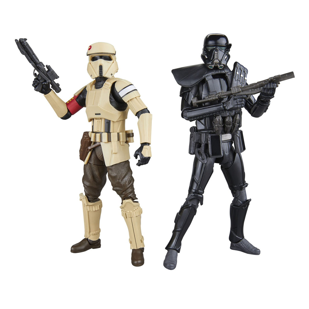 Zdjęcie produktu Star Wars: Rogue One Black Series Zestaw 2 figurek akcji Shoretrooper & Death Trooper 15 cm