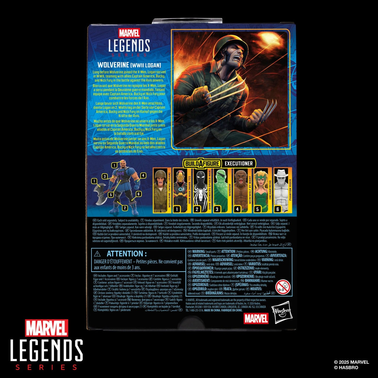 Zdjęcie produktu Figurka Marvel Legends Wolverine (WWII Logan) 15 cm