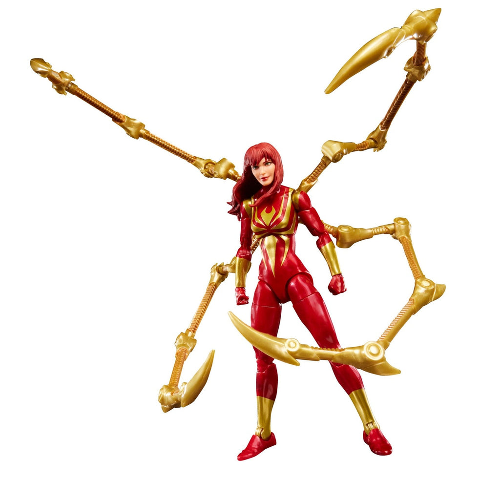 Zdjęcie produktu Marvel Legends Magic: The Gathering figurka akcji Mary Jane Watson (Iron Spider) (z ekskluzywną kartą foil) 15 cm