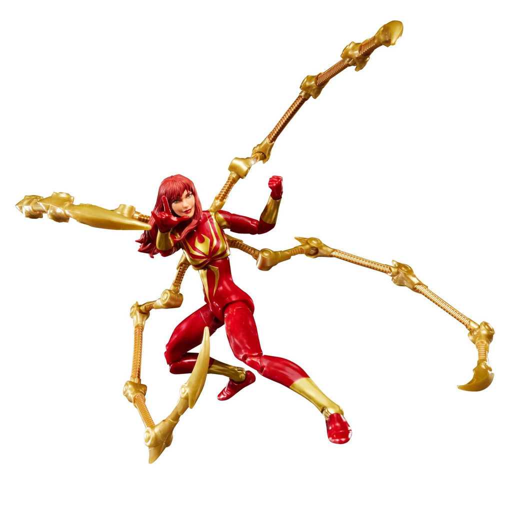 Zdjęcie produktu Marvel Legends Magic: The Gathering figurka akcji Mary Jane Watson (Iron Spider) (z ekskluzywną kartą foil) 15 cm