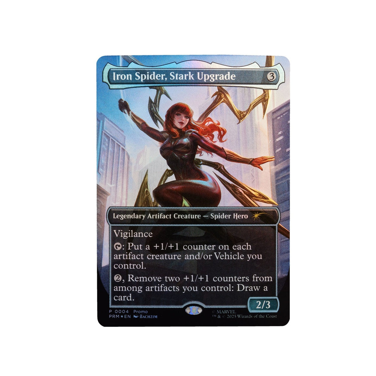 Zdjęcie produktu Marvel Legends Magic: The Gathering figurka akcji Mary Jane Watson (Iron Spider) (z ekskluzywną kartą foil) 15 cm