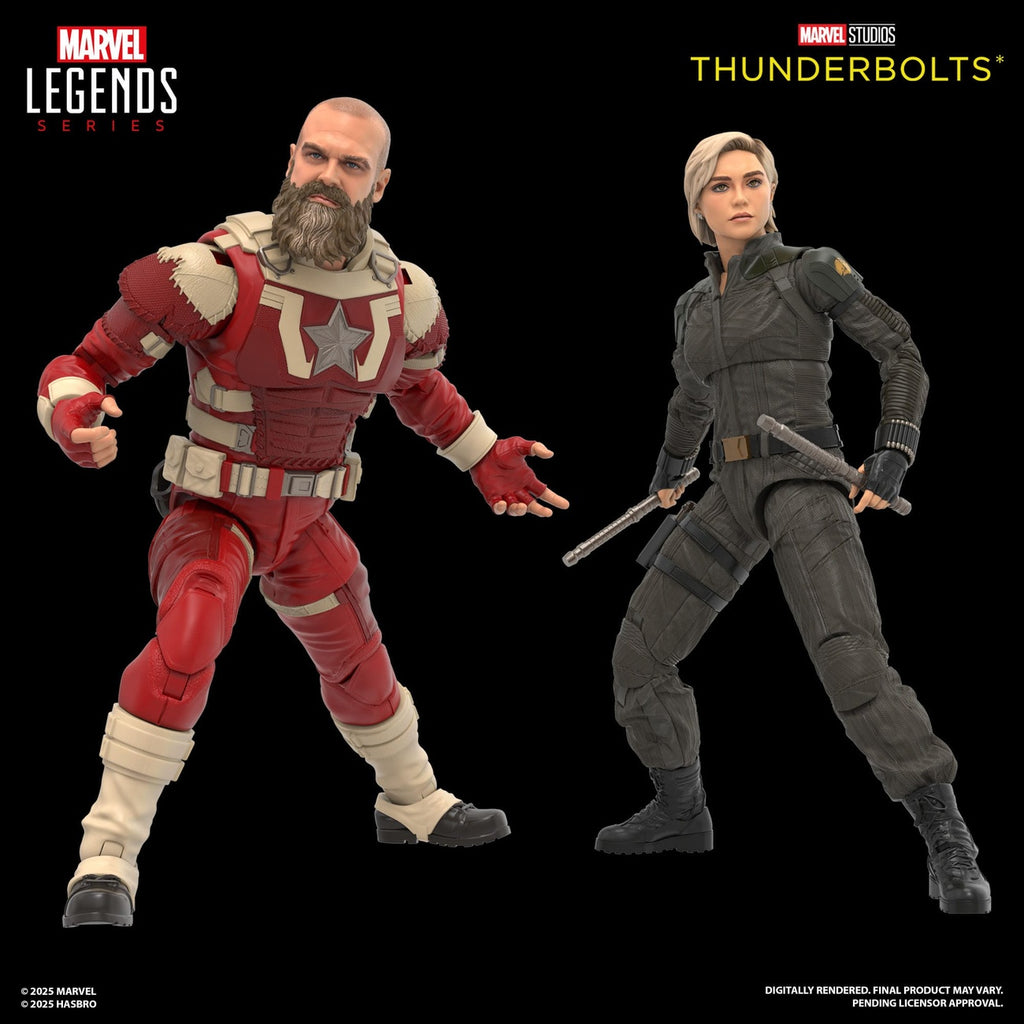 Zdjęcie produktu Thunderbolts Marvel Legends figurki akcji zestaw 2-pack Yelena Belova & Red Guardian 15 cm