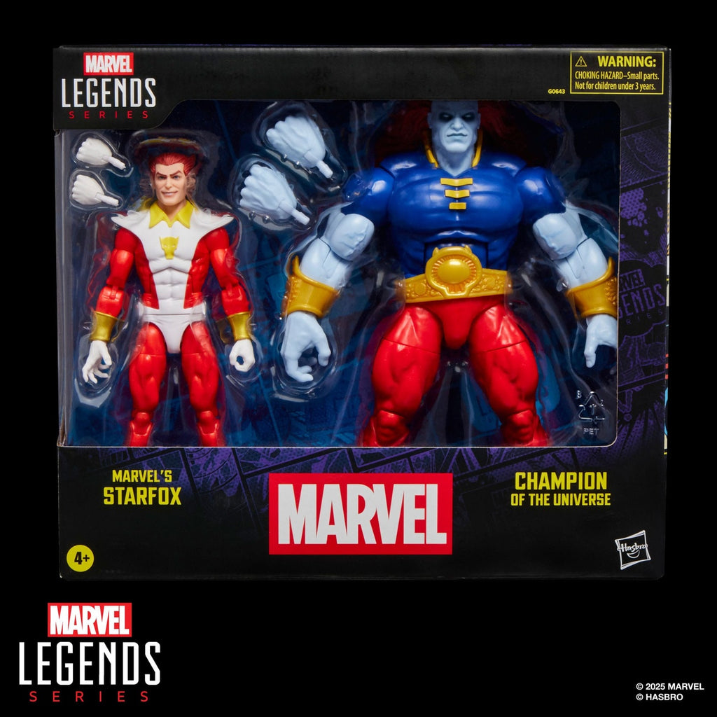 Zdjęcie produktu Figurki akcji Marvel Legends Zestaw 2‑pak Marvel's Starfox & Champion of the Universe 15 cm