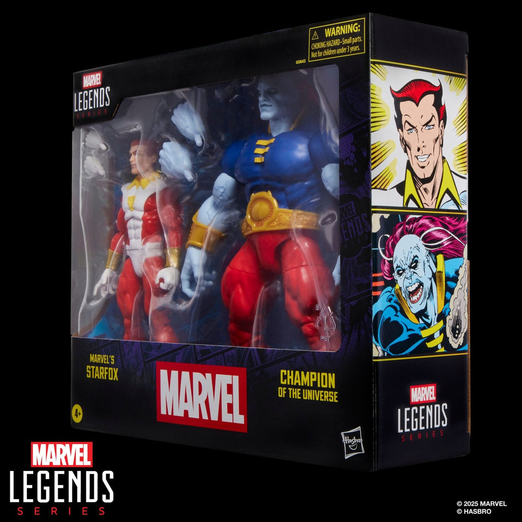 Zdjęcie produktu Figurki akcji Marvel Legends Zestaw 2‑pak Marvel's Starfox & Champion of the Universe 15 cm