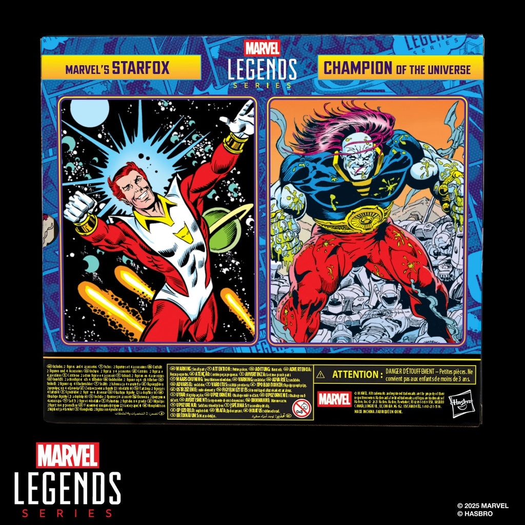 Zdjęcie produktu Figurki akcji Marvel Legends Zestaw 2‑pak Marvel's Starfox & Champion of the Universe 15 cm