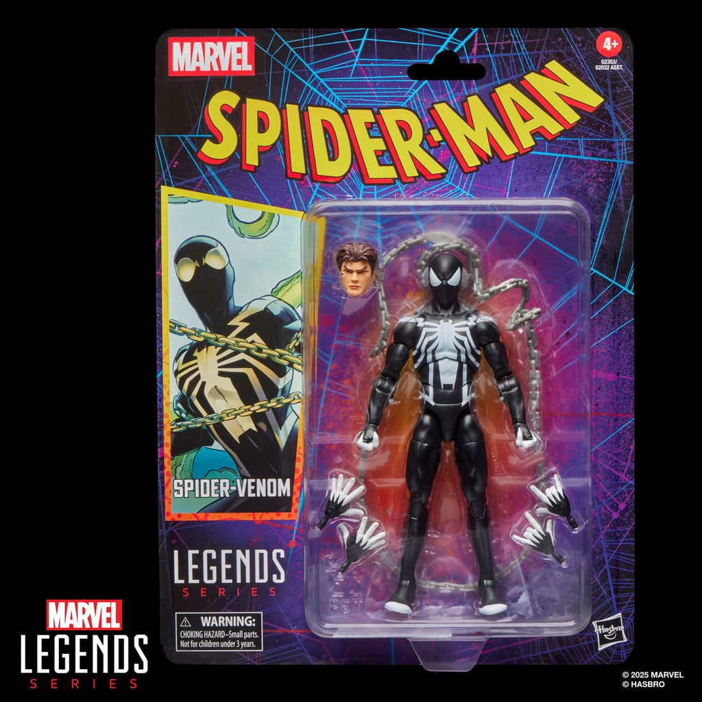 Zdjęcie produktu Spider-Man Marvel Legends retro figurka akcji Spider-Venom 15 cm
