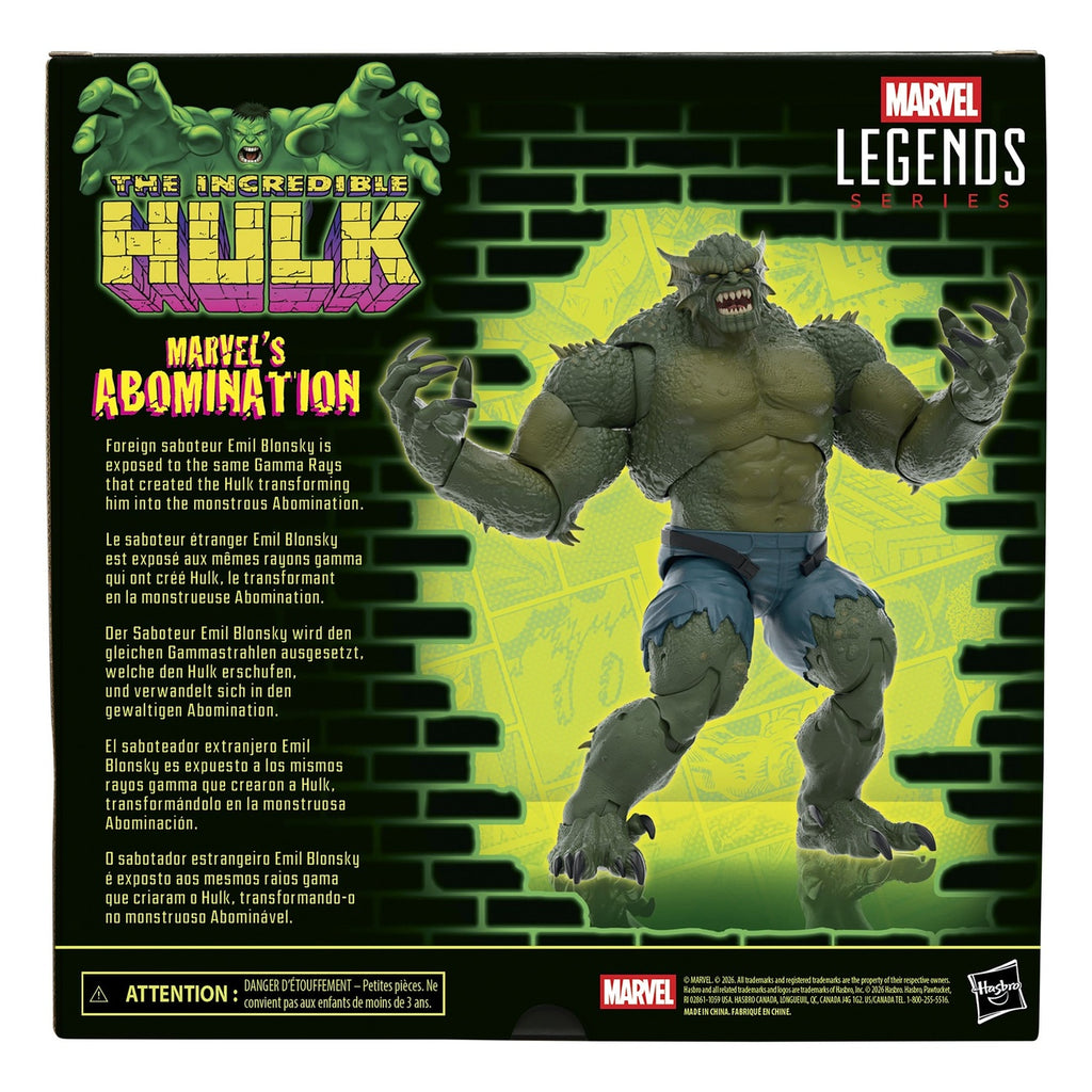 Zdjęcie produktu The Incredible Hulk figurka Marvel Legends Marvel's Abomination 15 cm