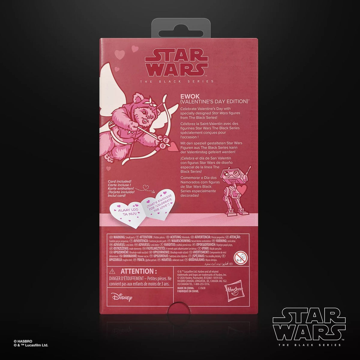 Zdjęcie produktu Figurka Star Wars Black Series Ewok (Valentine’s Day Edition) 15 cm