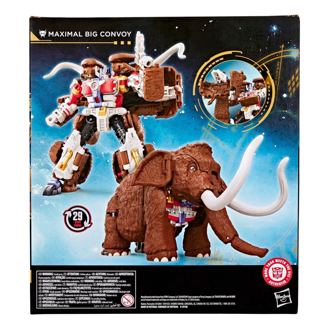 Zdjęcie produktu Transformers Age of the Primes figurka akcji Leader Class Maximal Big Convoy 19 cm