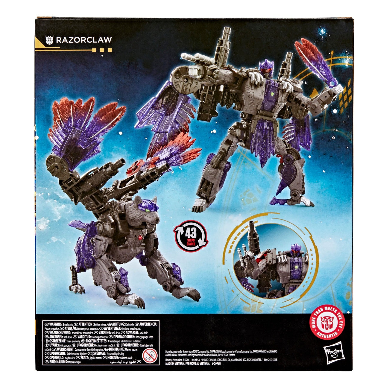 Product image Transformers Age of the Primes Leader Class Action Figure Razorclaw 19 cm