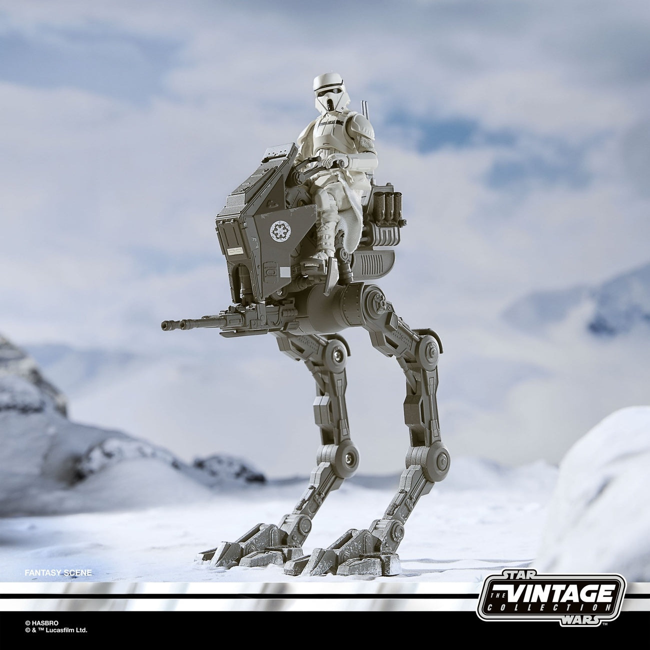 Zdjęcie produktu Star Wars: The Mandalorian & Grogu pojazd Vintage Collection Imperial Remnant AT-RT 10 cm