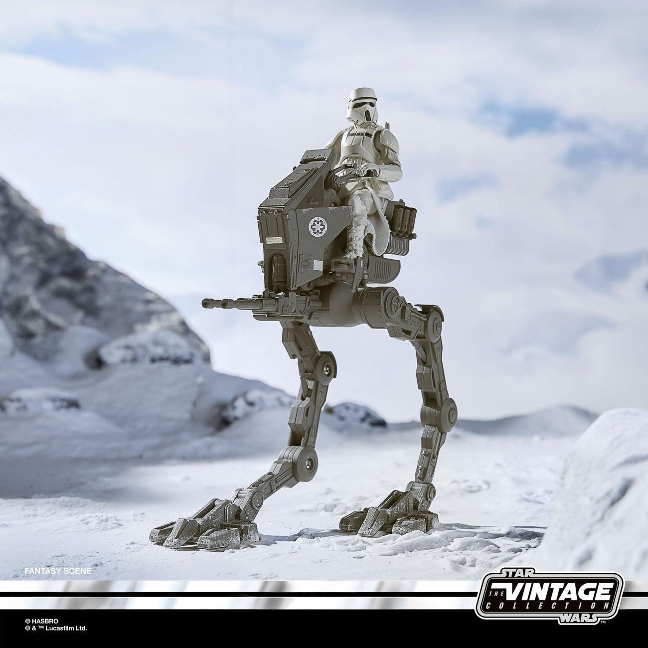 Zdjęcie produktu Star Wars: The Mandalorian & Grogu pojazd Vintage Collection Imperial Remnant AT-RT 10 cm