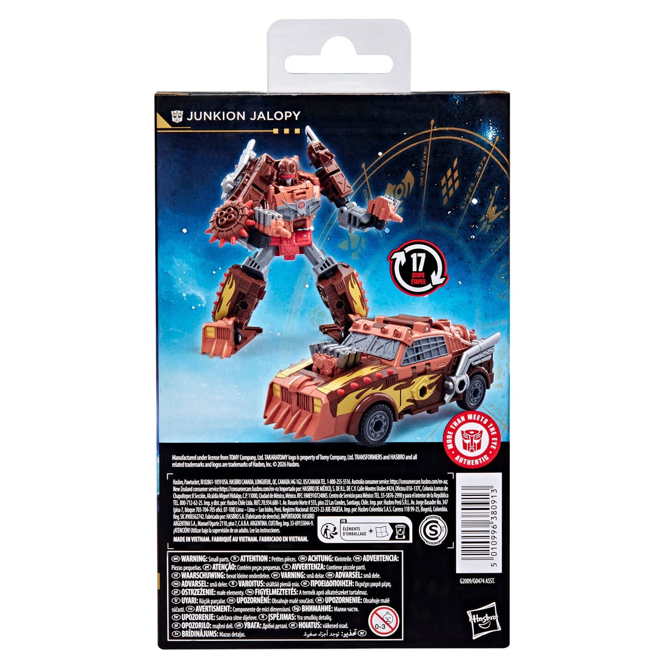 Zdjęcie produktu Transformers Age of Primes figurka Deluxe Class Junkion Jalopy 14 cm