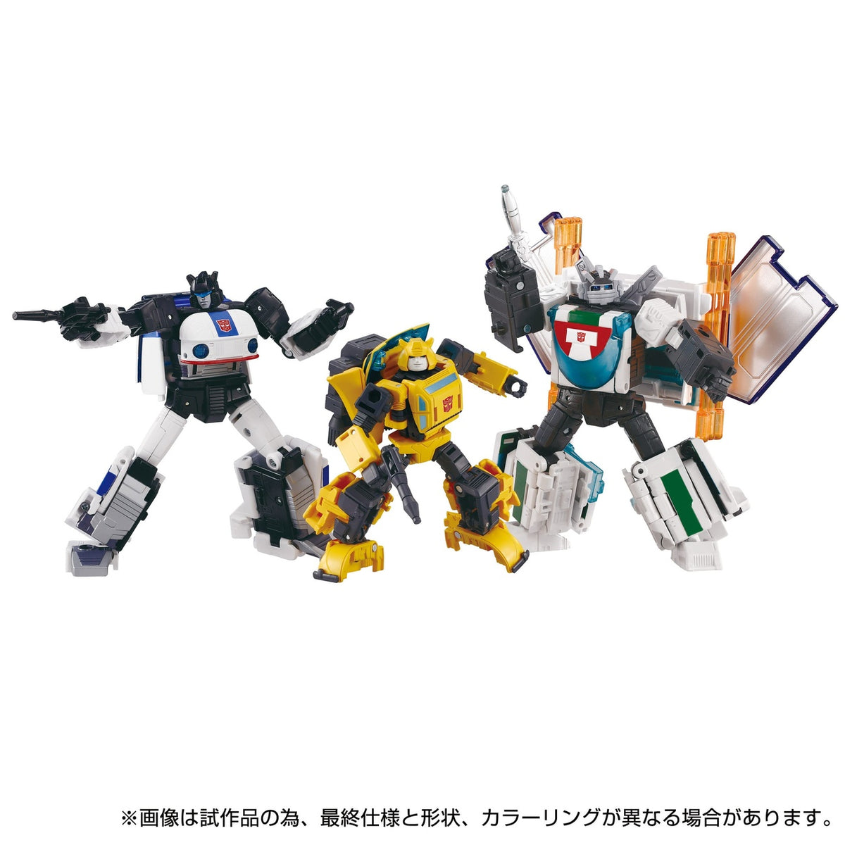 Zdjęcie produktu Transformers Dramatic Capture Series Zestaw 3 figurek akcji Cybertron Chase