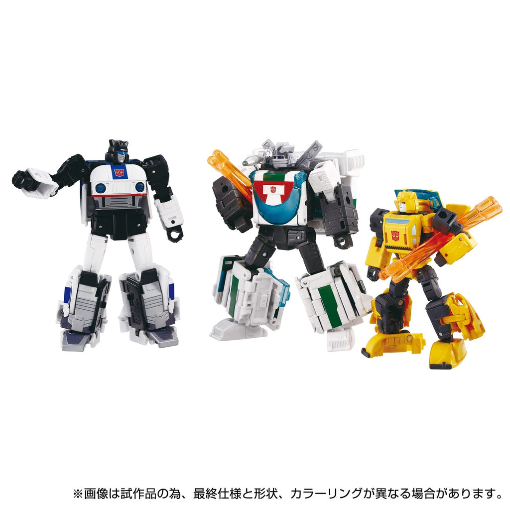 Zdjęcie produktu Transformers Dramatic Capture Series Zestaw 3 figurek akcji Cybertron Chase