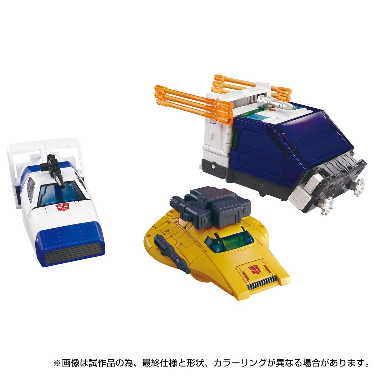Zdjęcie produktu Transformers Dramatic Capture Series Zestaw 3 figurek akcji Cybertron Chase