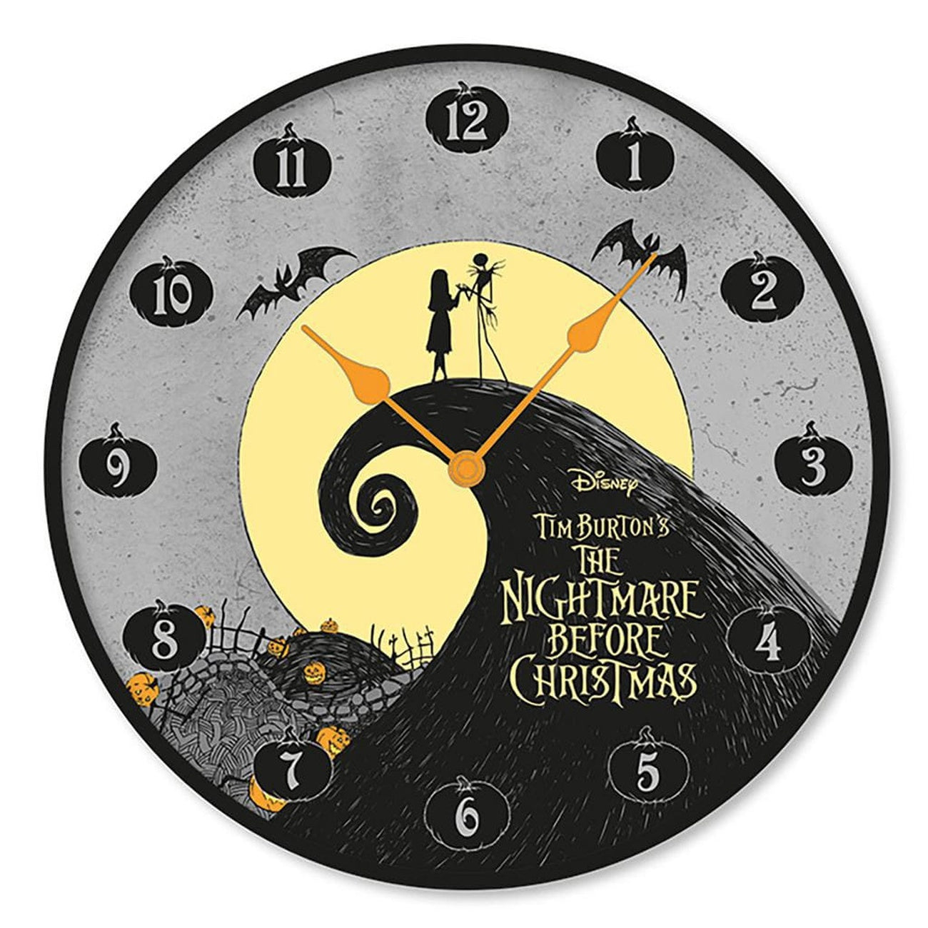 Zdjęcie produktu Zegar ścienny Nightmare Before Christmas Jack & Sally
