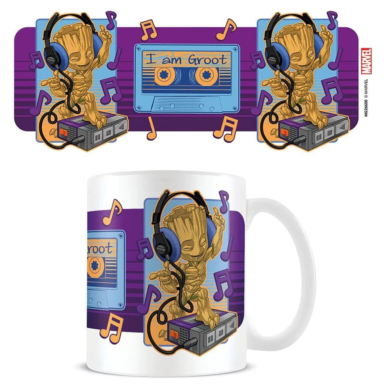 Zdjęcie produktu Kubek Marvel Guardians of the Galaxy Groot Cassette