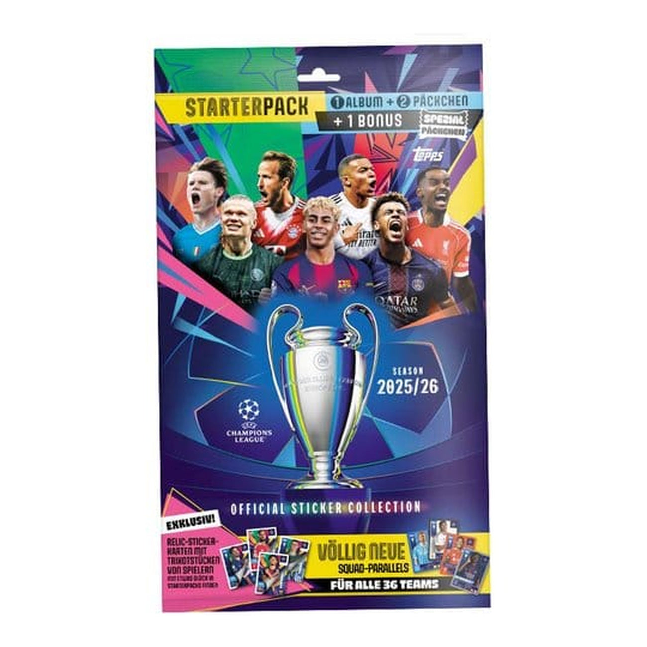 Zdjęcie produktu UEFA Champions League 2025/26 Sticker Collection Starter Pack