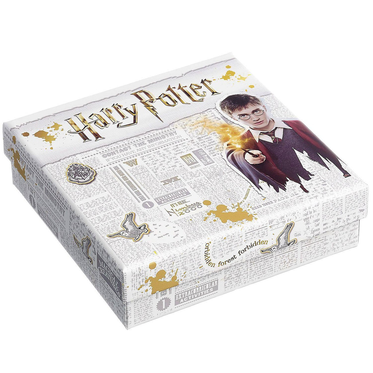 Product image Harry Potter Bracelet Charm Set Deathly Hallows/Snitch/3 Spell Beads (silver-plated)