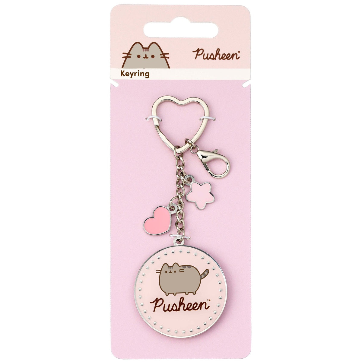 Product image Pusheen Keychain Pink Name
