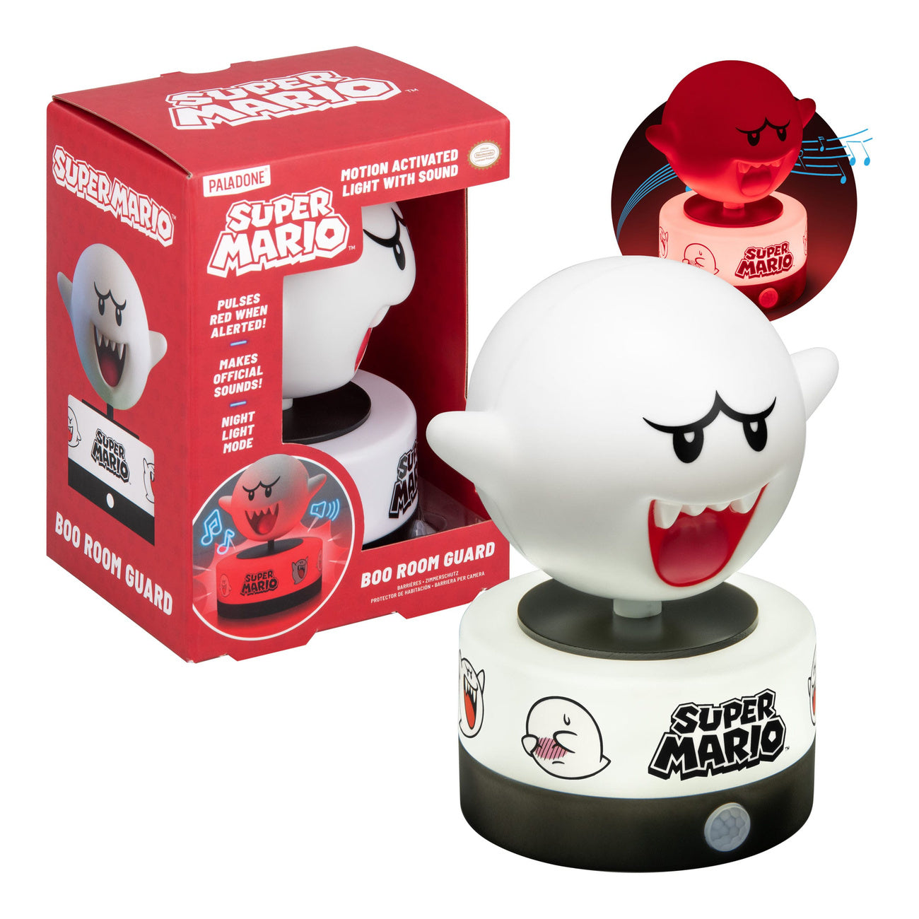 Zdjęcie produktu Super Mario lampka Boo z dźwiękiem