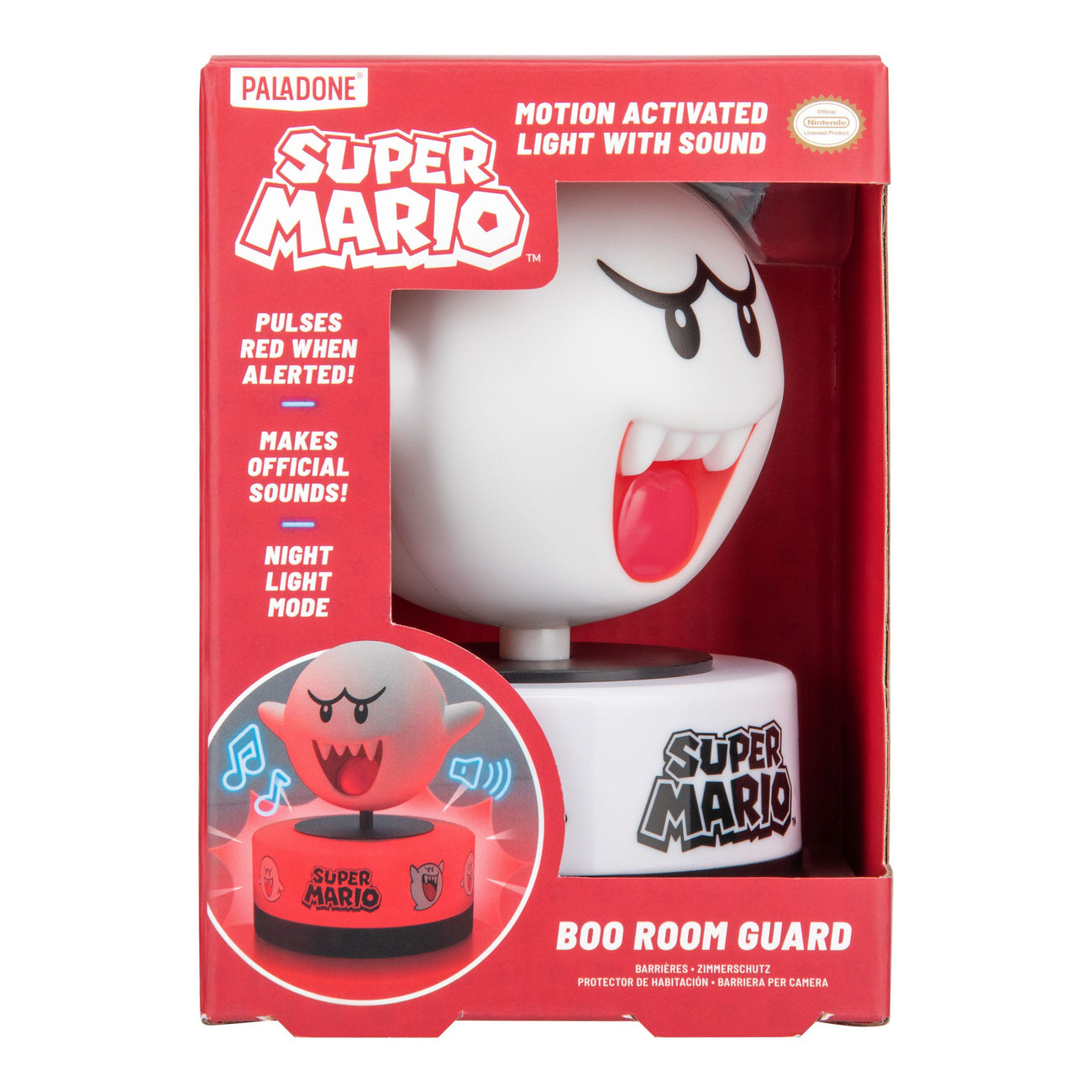 Zdjęcie produktu Super Mario lampka Boo z dźwiękiem
