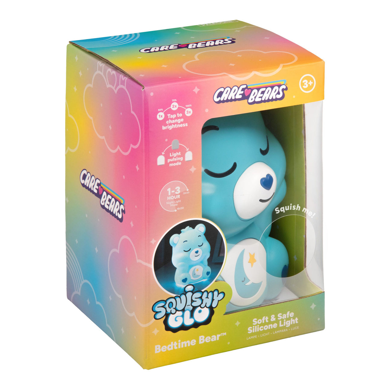 Product image Care Bears Squishy Glo Silicone Light Bedtime Bear 15 cm