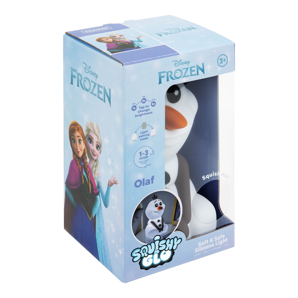 Zdjęcie produktu Kraina Lodu Squishy Glo silikonowa lampka Olaf 15 cm