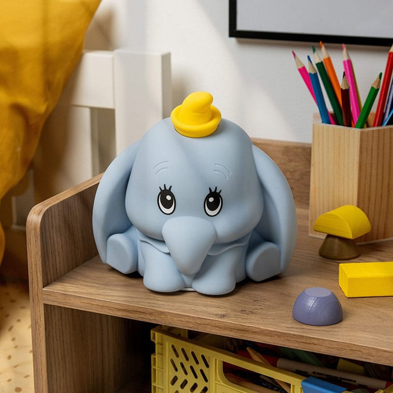 Zdjęcie produktu Disney Squishy Glo silikonowa lampka Dumbo
