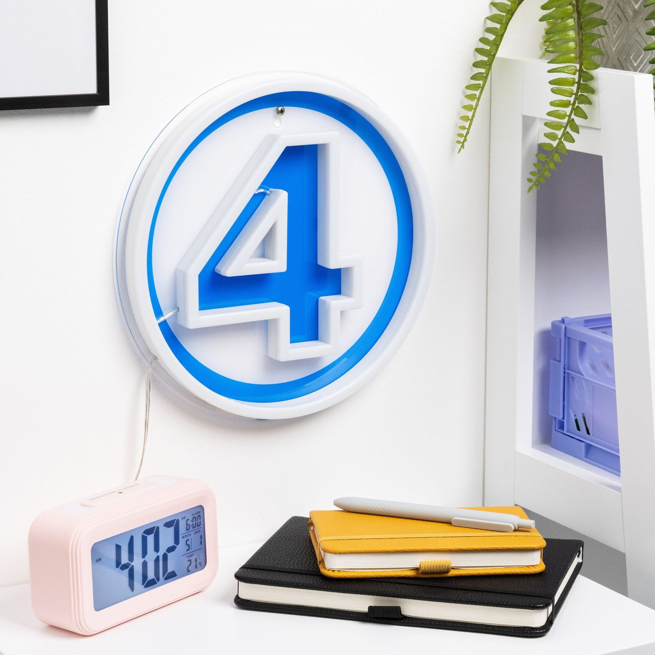 Zdjęcie produktu Fantastic Four Lampka Ścienna LED Logo Neon