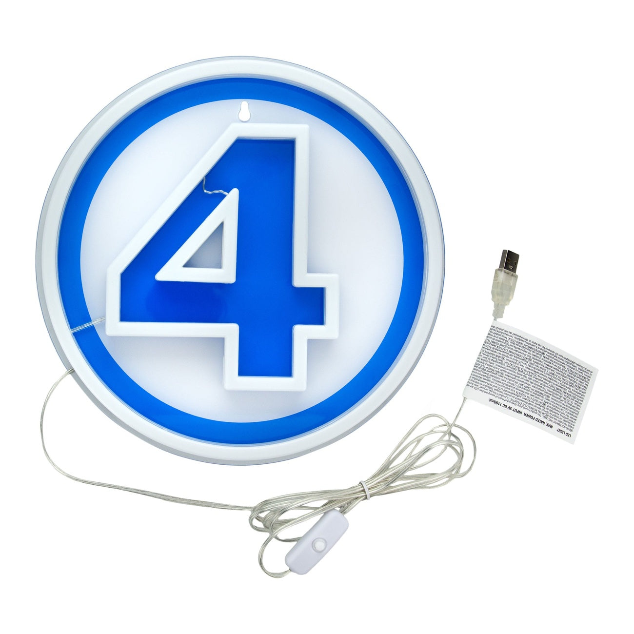 Zdjęcie produktu Fantastic Four Lampka Ścienna LED Logo Neon