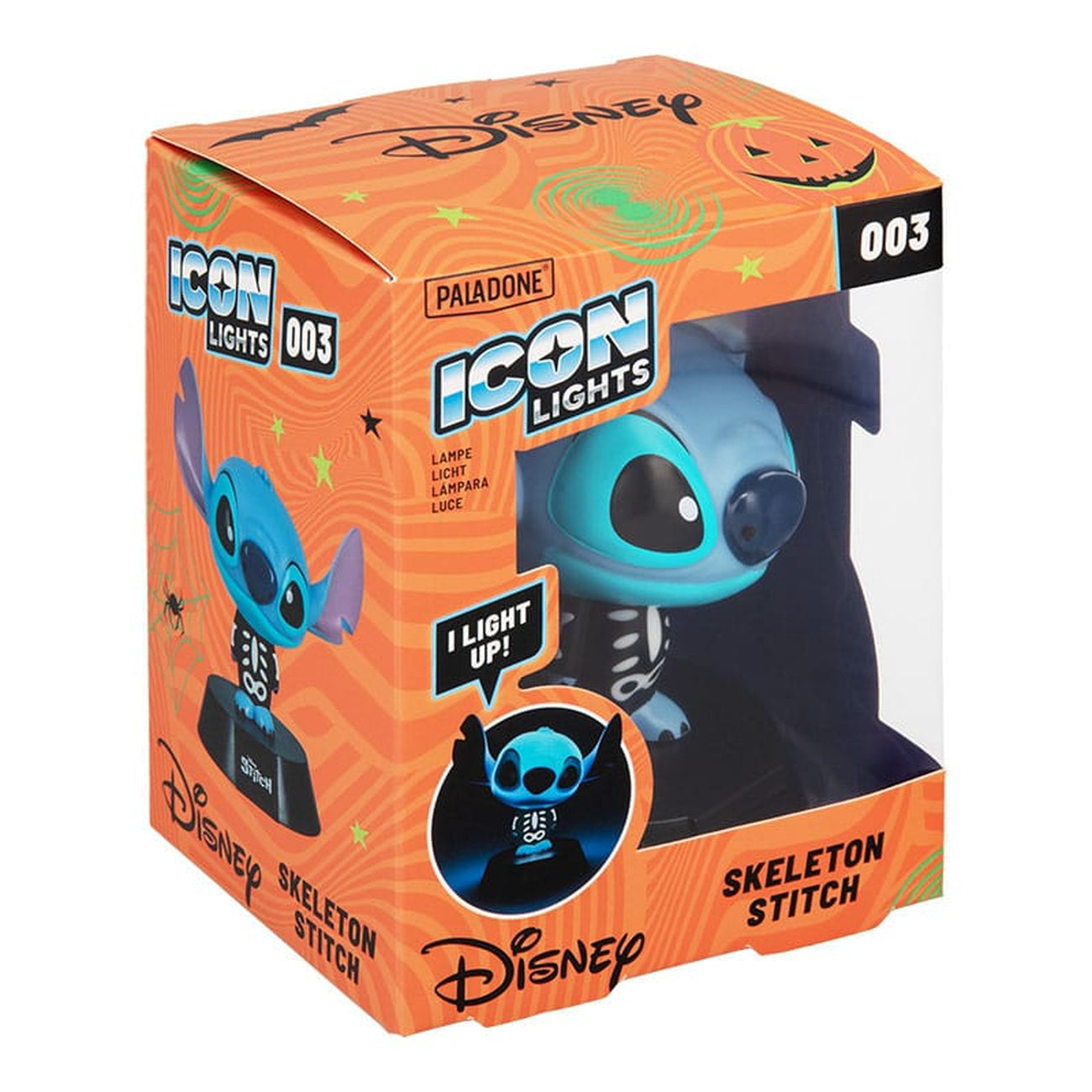 Zdjęcie produktu Lilo & Stitch Skeleton Icons lampka Stitch 11 cm