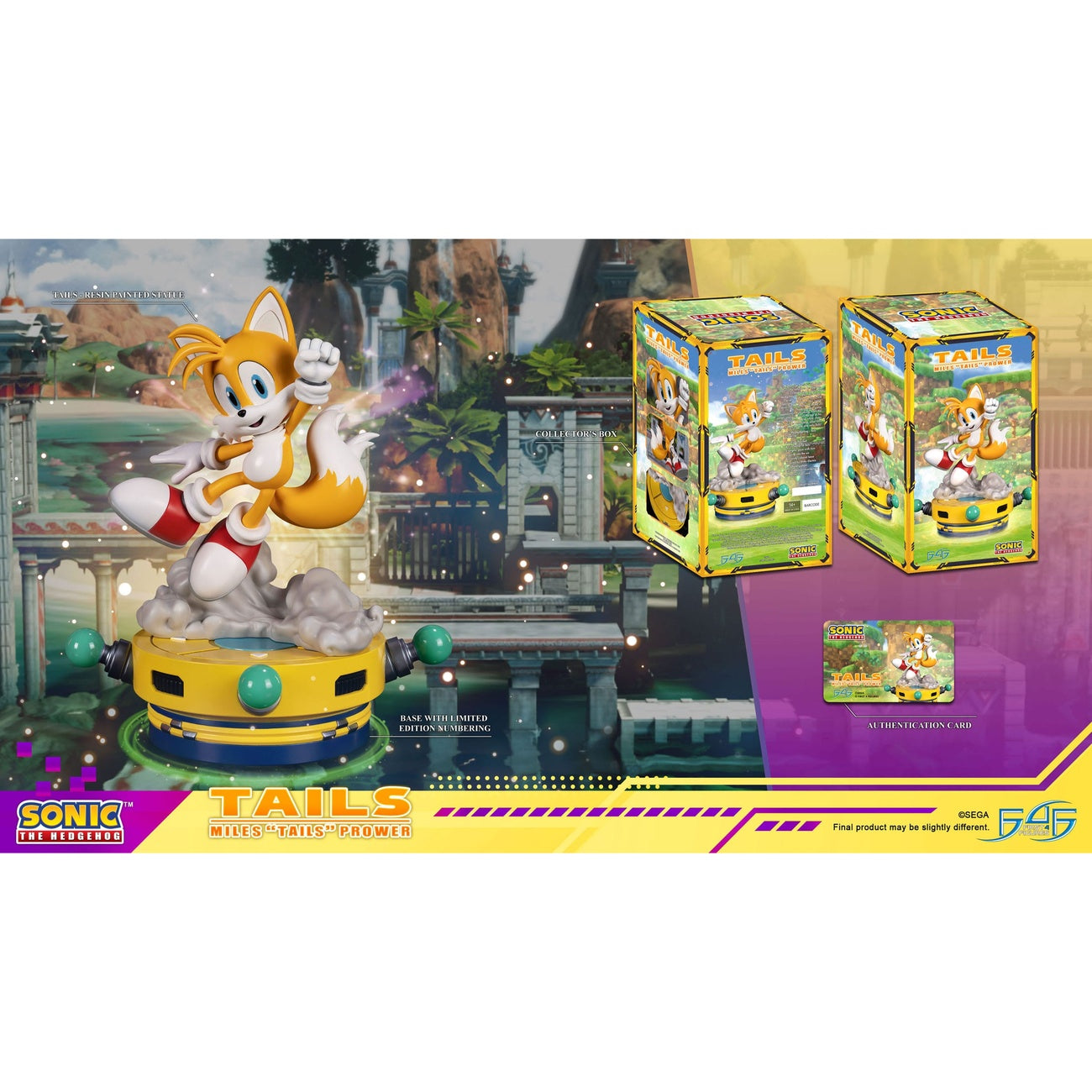 Zdjęcie produktu Sonic the Hedgehog Figurka Tails 36 cm