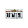 Product image Back to the Future Metal Sign Outatime DeLorean License Plate