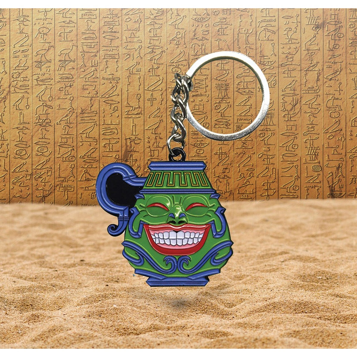 Zdjęcie produktu Yu-Gi-Oh! metalowy brelok do kluczy Pot of Greed Limited Edition